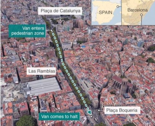 Η πορεία του φορτηγού (πηγή bbc.com)