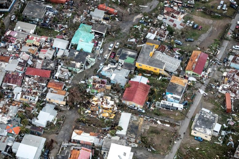 The aftermath of Hurricane Irma on Saint Martin island. Netherlands Ministry of Defense/via REUTERS