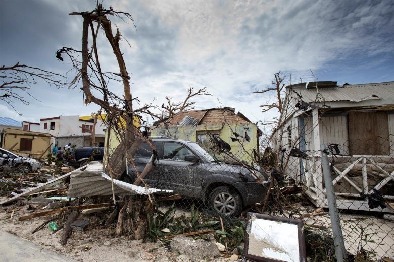 The aftermath of Hurricane Irma on Saint Martin island. Netherlands Ministry of Defense- Gerben van Es/via REUTERS