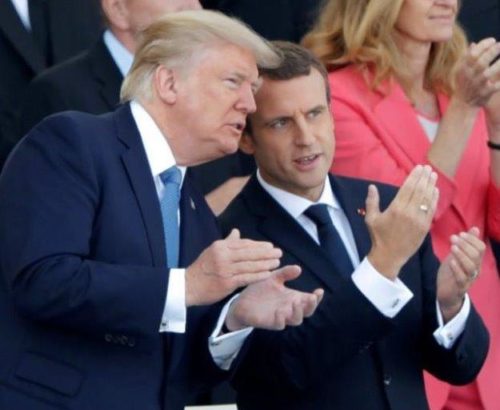 macron-trump-parade
